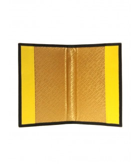 Обложка на паспорт 581.234.C18 Black-Yellow